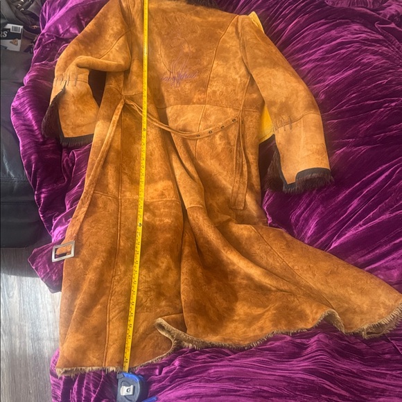 Vintage Faux Fur Babyphat Trench Coat - Picture 7 of 8